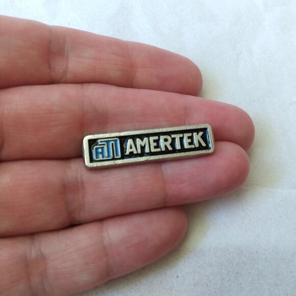 Vintage AMERTEK Lapel Hat Pin Enamel Fire Truck Airport Military Collectible - Picture 7 of 11